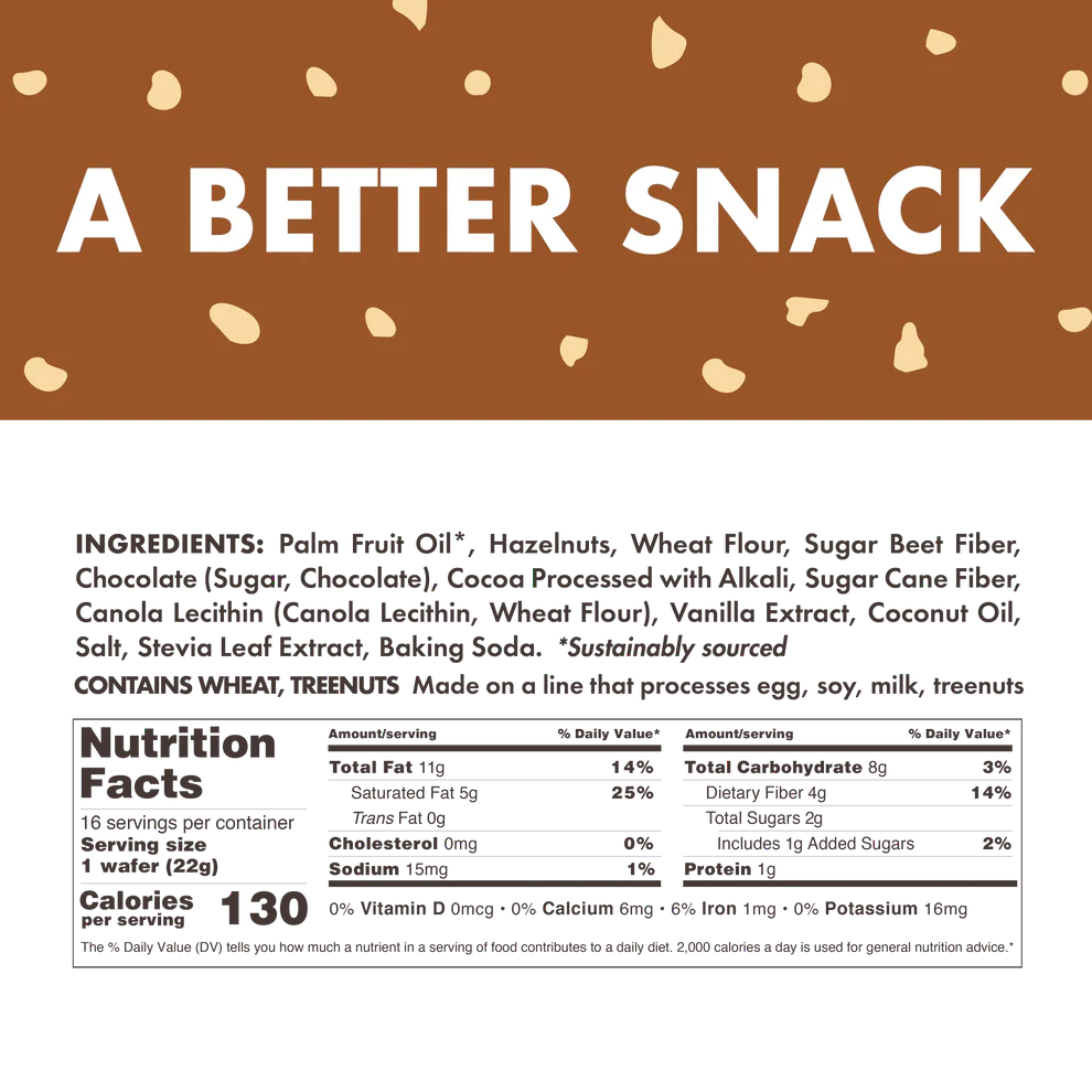 Wafers Chocolate Hazelnut