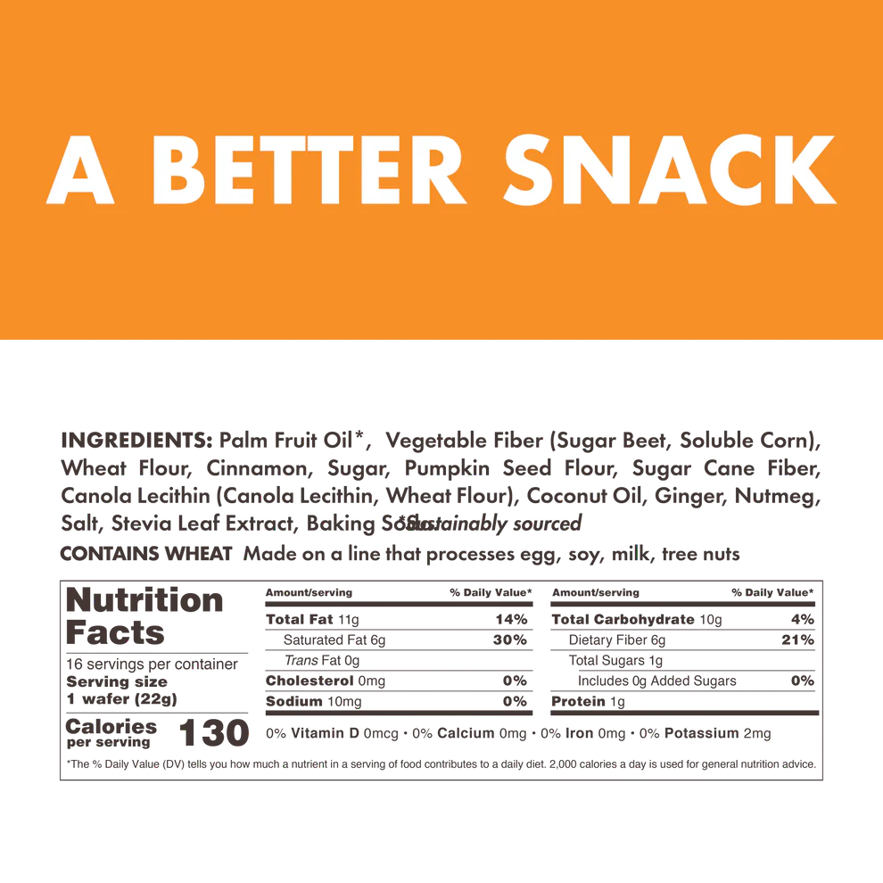 Wafers Pumpkin Spice