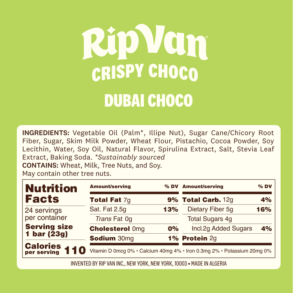 Crispy Choco Dubai - Pistachio & Kunafa